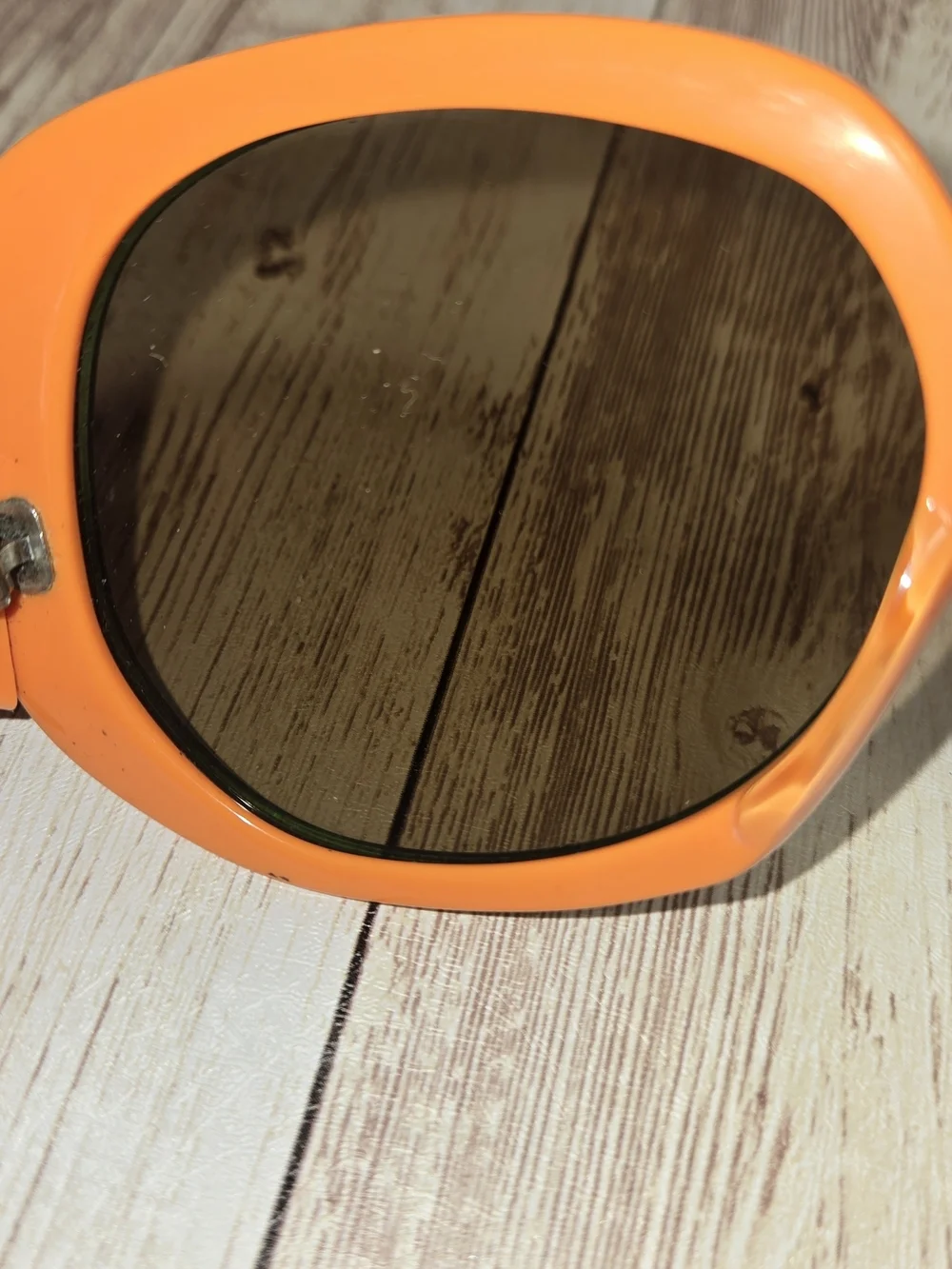 Vintage Rodenstock Bonny 130 Sunglasses Oversized Mod Orange Green Germany
